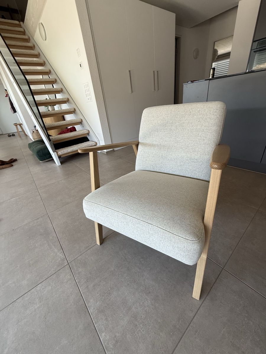 Ikea Poltrone: 2x IKEA EKENÄSET Sessel Eiche / beige – Usato da Egerkingen venduto da mjvnts 1