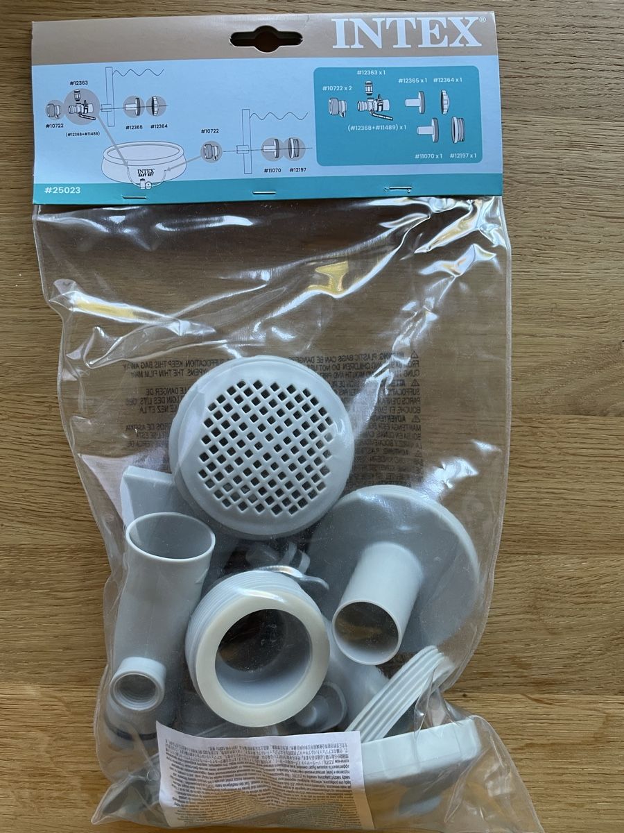 Intex Pompe & Parti di ricambio: Intex Pool Anschluss Set 25023 neu  – Nuovo e nell'imballaggio originale da Liestal venduto da Tschoudi