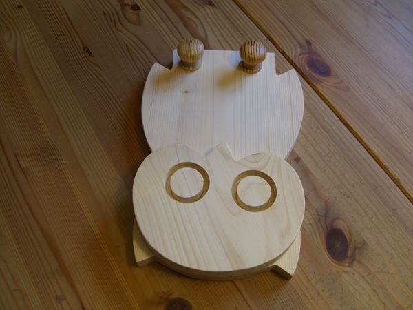 Guardaroba: neue,süsse,2er Kindergarderobe Holz-Eule – Nuovo (secondo la descrizione) da Winterthur venduto da Gaia 5