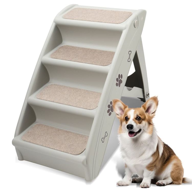 Nepfaivy Hundetreppe Für Kleine Hunde 2-Stufig, Ha Produktbild-Vorschau 7