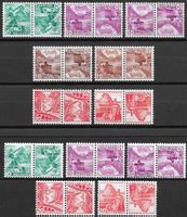 LOT Landschafts Ausgaben KEHRDRUCKE ** kompl. Serien ab 1.-