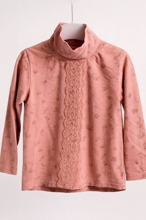 Langarmshirt mit Stehkragen, Gr. 80
