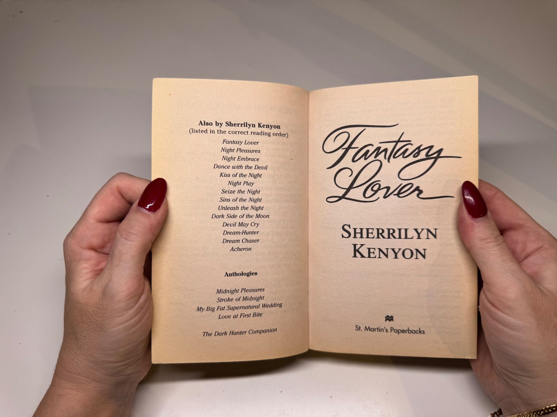 Libri: NOVEL: Sherrilyn Kenyon, Fantasy Lover – Usato da Grosswangen venduto da English_books 2