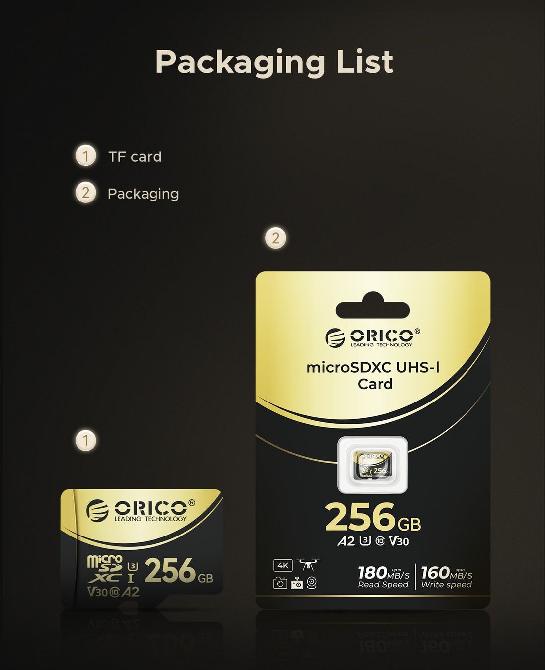 Schede di memoria: Orico Micro SD Speicherkarte 512GB - 180MB/s – Nuovo e nell'imballaggio originale da Romanshorn venduto da pfimex 9