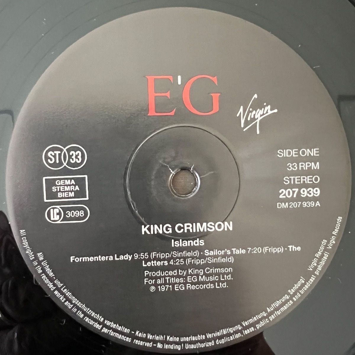 Schallplatten: King Crimson - Islands / EU-Press. 1987 - TOP – Gebraucht aus Gais von soundcave57 3
