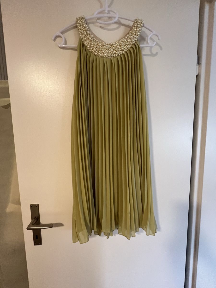 Vestiti: Kleid hellgrün mit Perlenkragen Grösse S neu – Nuovo e nell'imballaggio originale da Jegenstorf venduto da ktr_mq6m