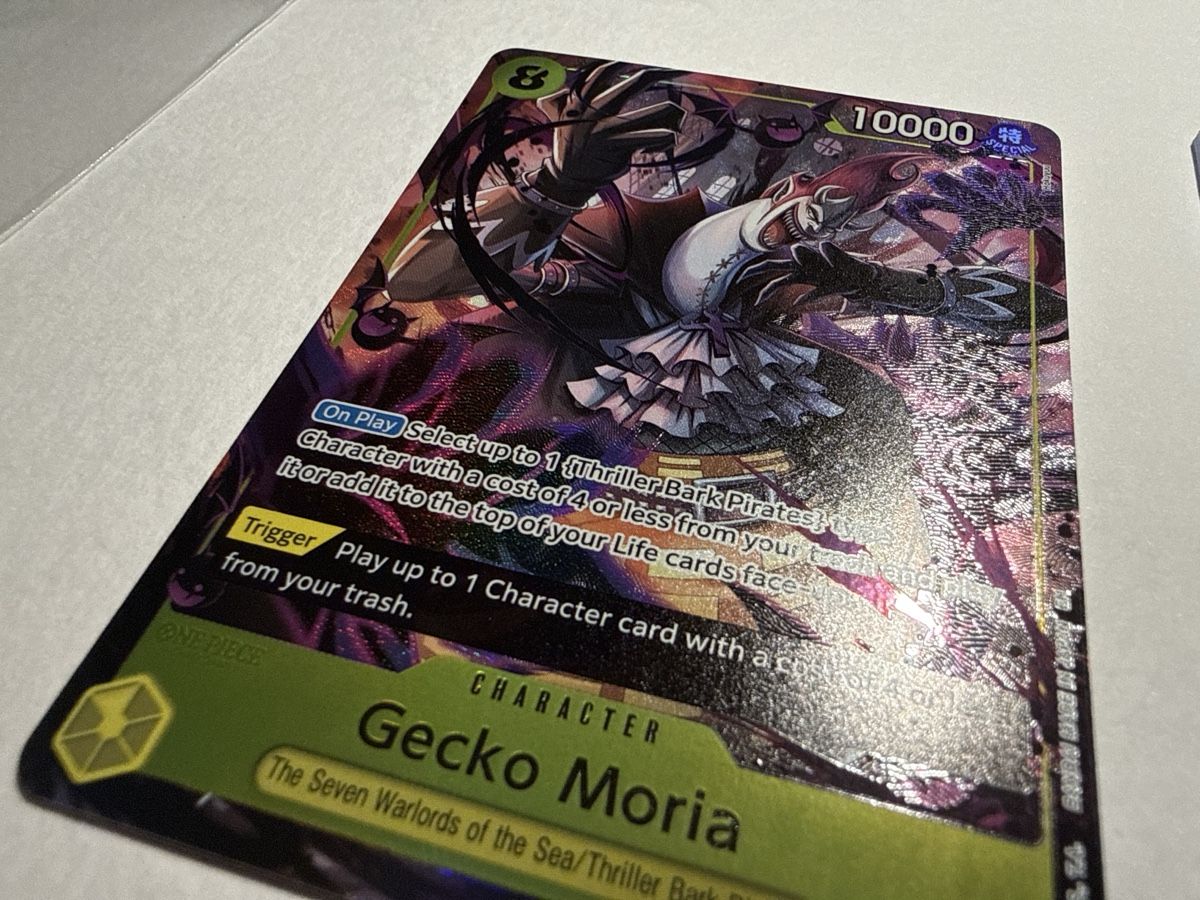 Bandai Carte collezionabili: One Piece OP14-104 Gecko Moria – Nuovo (secondo la descrizione) da Dübendorf venduto da godpack 6