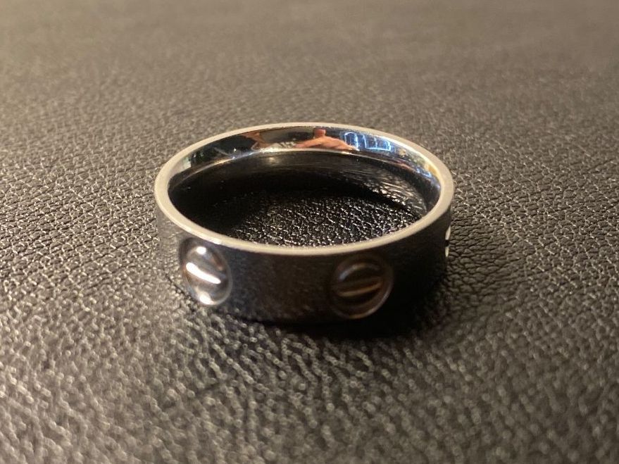 Anelli: Sterling Silver/stainless steel Ring – Usato da Zürich venduto da SunnySeller 2