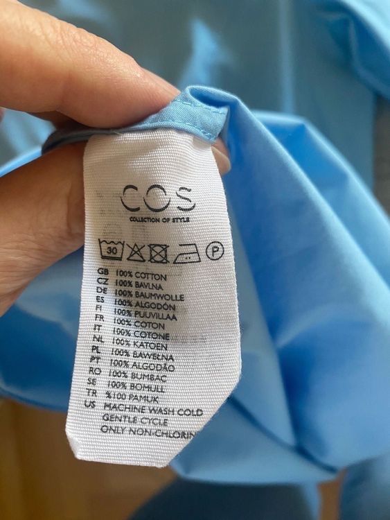 Cos Kleider: COS Kleid Hellblau Gr. 38 Baumwollkleid – Gebraucht aus Basel von  3
