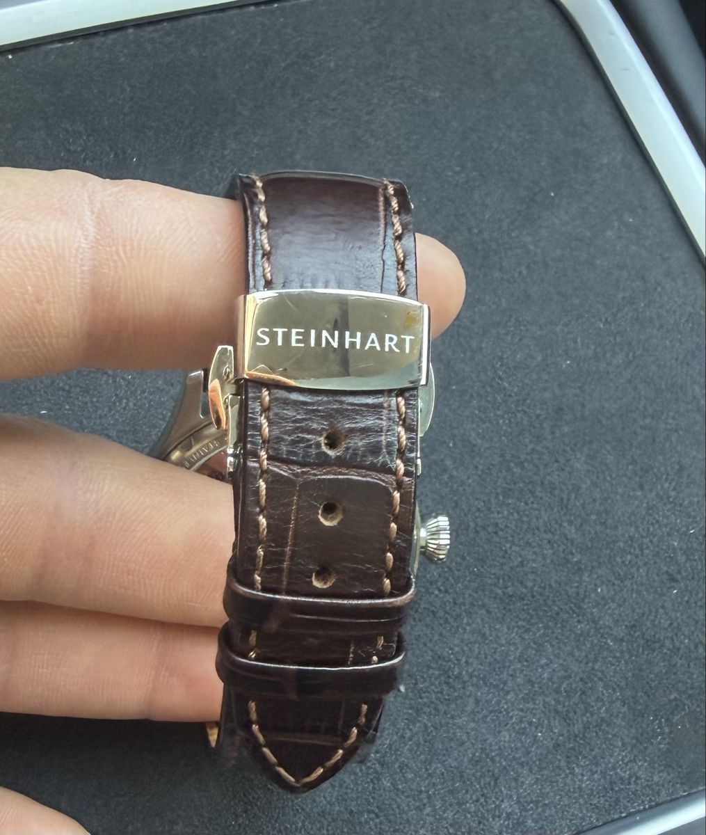 Steinhart Orologi: MARINE CHRONOMETER 42 WHITE ROMAN – Usato da Winterthur venduto da RN-789 6