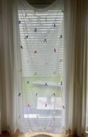 4x Vorhang/Gardine mit Schmetterlingen, Top Zustand!