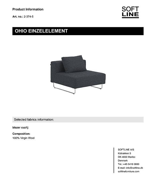 Sofas: Zweitiliges Designersofa "Ohio" von Softline – Gebraucht aus Bischofszell von Noah.Da 4