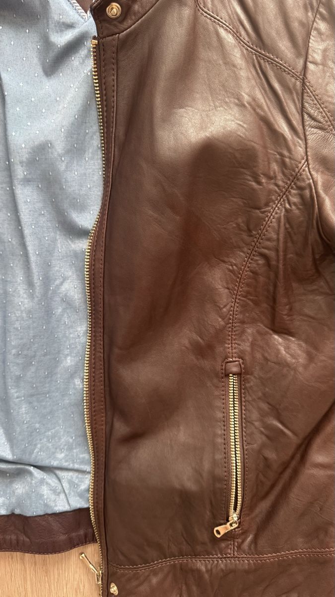 Massimo Dutti Giacche: Massimo Dutti Damen Lederjacke, M – Usato da Zug venduto da glimpsey 3