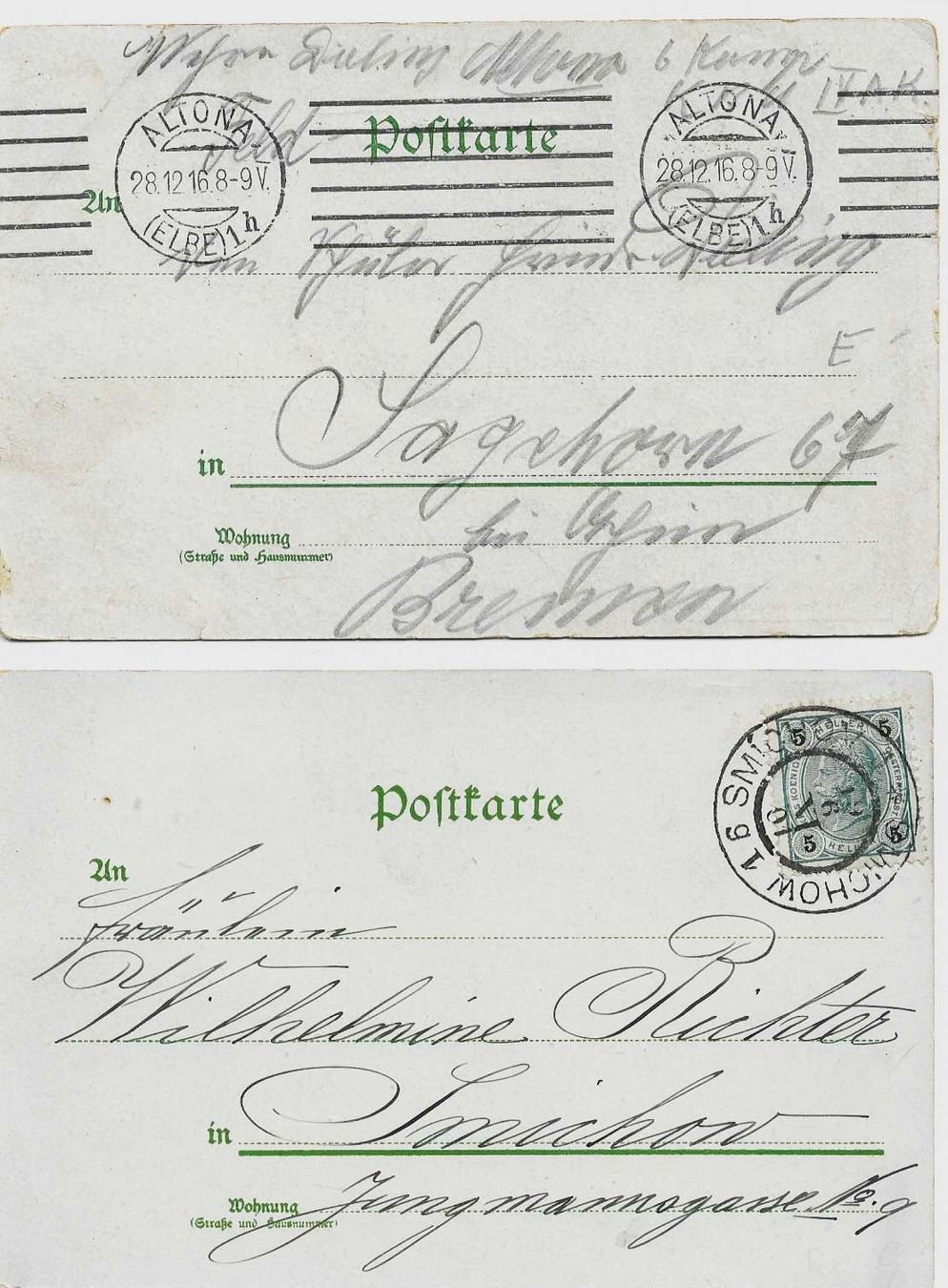 Ansichtskarten: 4 AK CIRCUS BARNUM AND BAILEY Ltd. ab 1901 – Gebraucht aus Schlossrued von Aronliam 2