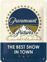 Blechschild 3D-PARAMOUNT PICTURES-LOGO-15X20 CM