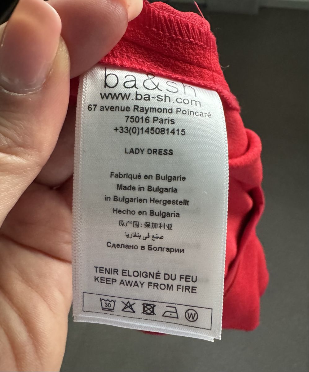 Ba&Sh Kleider: Ba&sh Red Sloane Mini Dress Size S – Gebraucht aus Zürich von Lizbeth 8