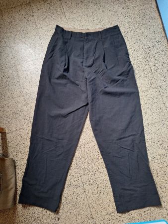 Pantalon habillé large noir