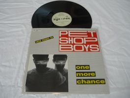 12" Vinyl rarität 80s  - Pet Shop Boys - one more chance ZYX