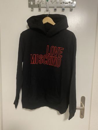 Schwarzer Love Moschino Hoodie Grösse L