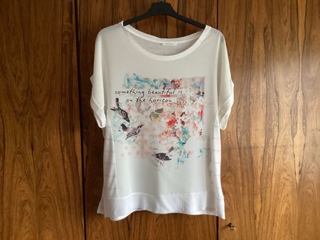 T-Shirt aus Viscose, Gr. L, Marke Promod