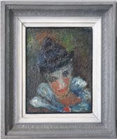 Gemälde Harlekin portrait