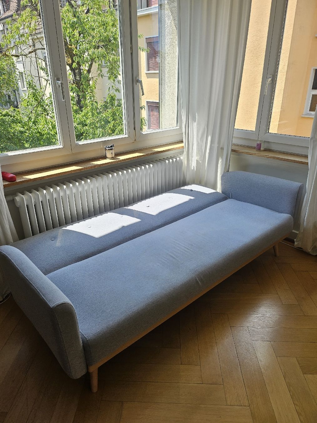 Divani: Schlafsofa hellgrau  – Usato da Zürich venduto da man_v85s 1
