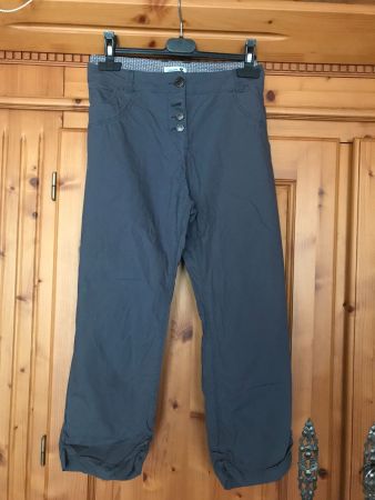 3/4 CHICORÉE CAPRI HOSE GRAU / GRÖSSE XL/NEU