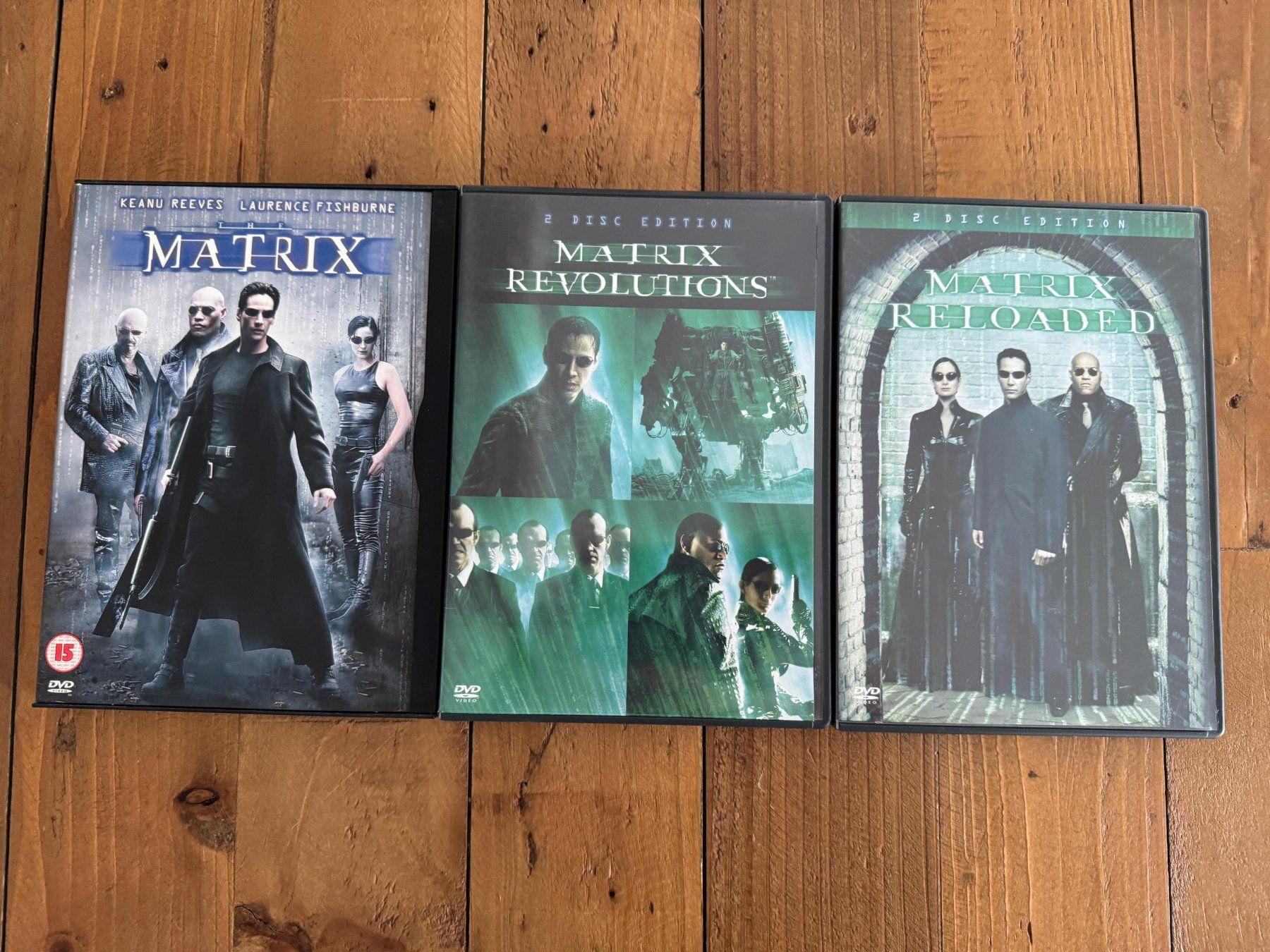 Alle DVDs: DVD: Matrix 1 - 3 – Gebraucht aus Belp von Smiley90
