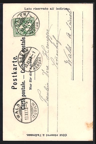 Cartoline postali: AK Baden, Stadtturm mit Strassenpartie – Usato da Berlin venduto da bartko-reher 1