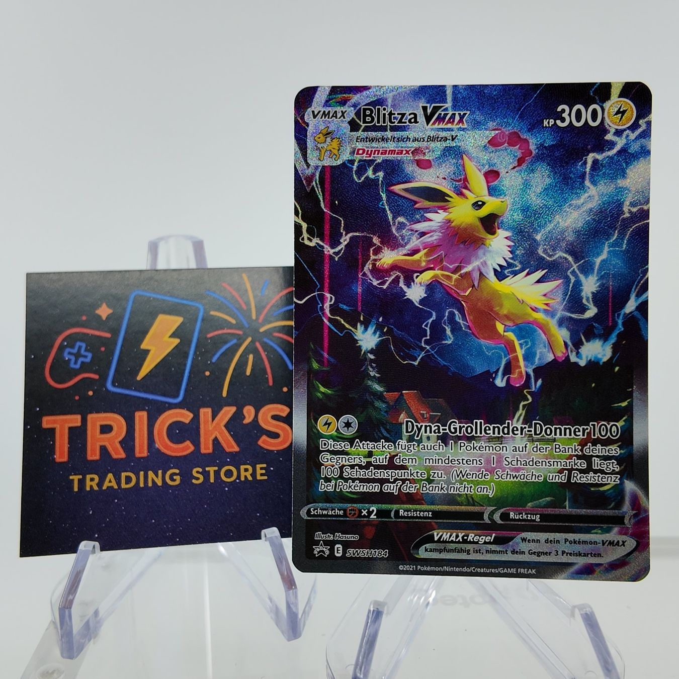 Pokémon Carte collezionabili: Pokémon Blitza VMax SWSH Promo DE – Usato da Wettswil venduto da TricksTradingStore