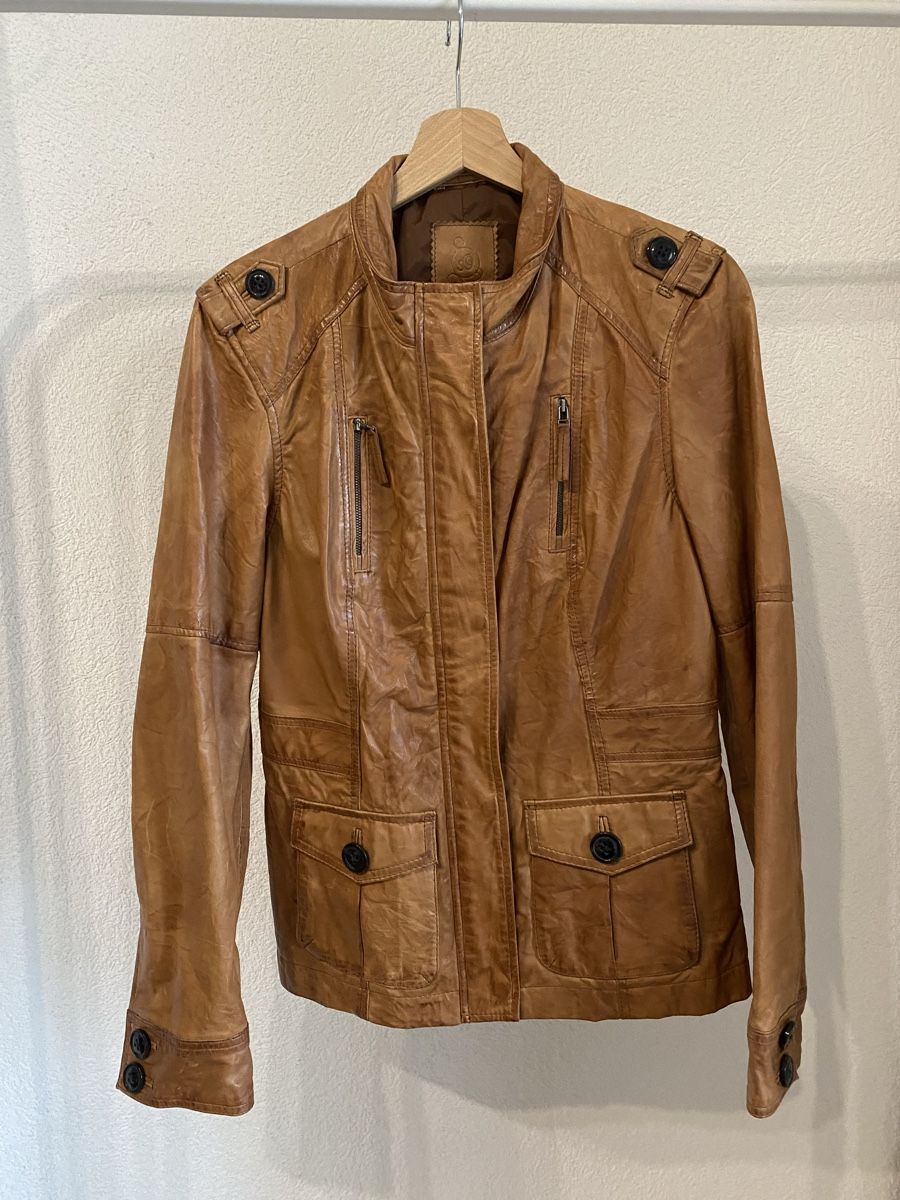 S.Oliver Giacche: Veste en cuir brun s.Oliver – Usato da Crissier venduto da Fiona_yz23