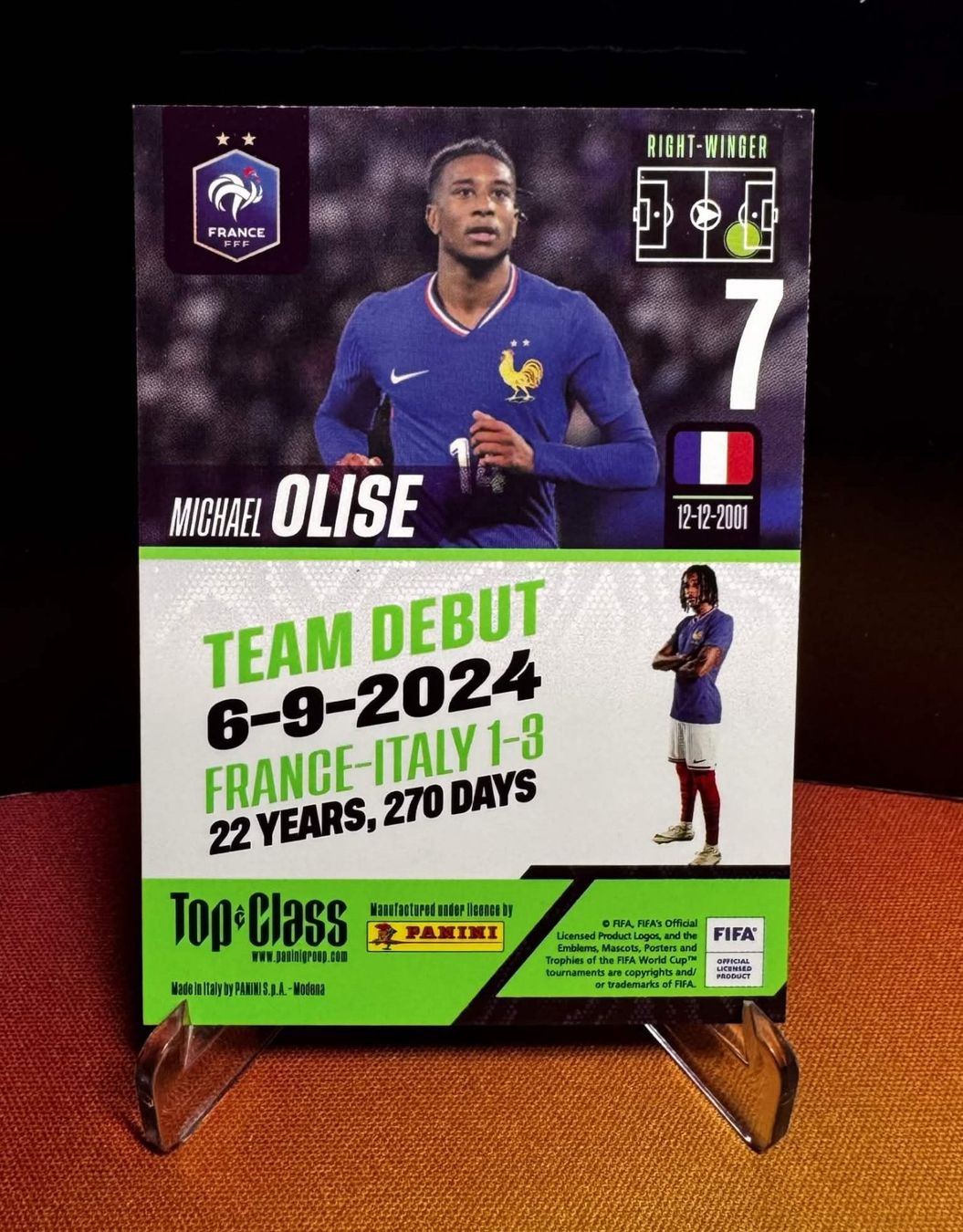 Panini Sammelbilder & Trading cards: Michael Olise / Panini Top Class 2025 / Future Star – Neu (gemäss Beschreibung) aus Berneck von GL-Tradingcards 1
