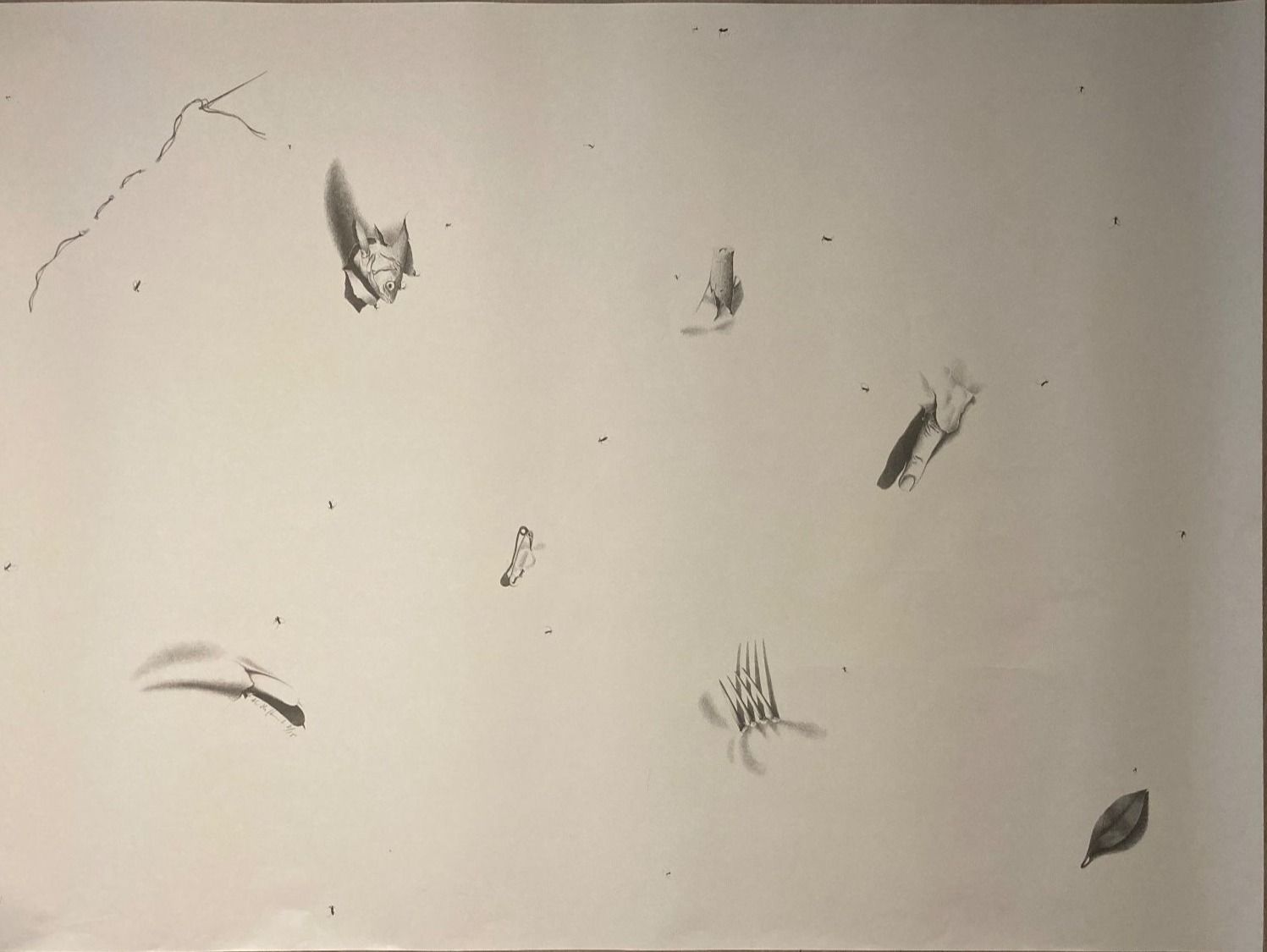 Grafica & Litografie: Alfred Hofkunst, handsigniert, gross – Usato da Rain venduto da Pic-Ass 1