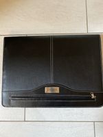 Schreibmappe Saber schwarz mit Taschenrechner gebraucht