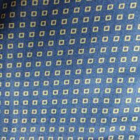 Italienische leichte glänzende Viskose L1.5x1.4m blu giallo