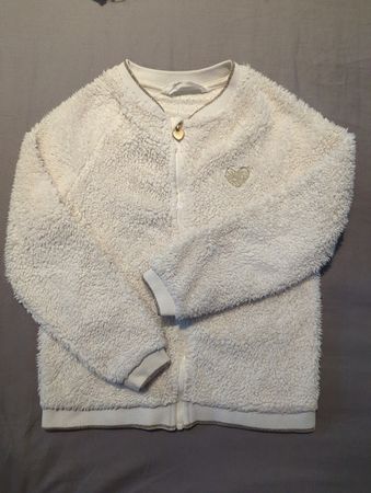 H&M Mädchen Pullower mit Zipper Gr. 122/128