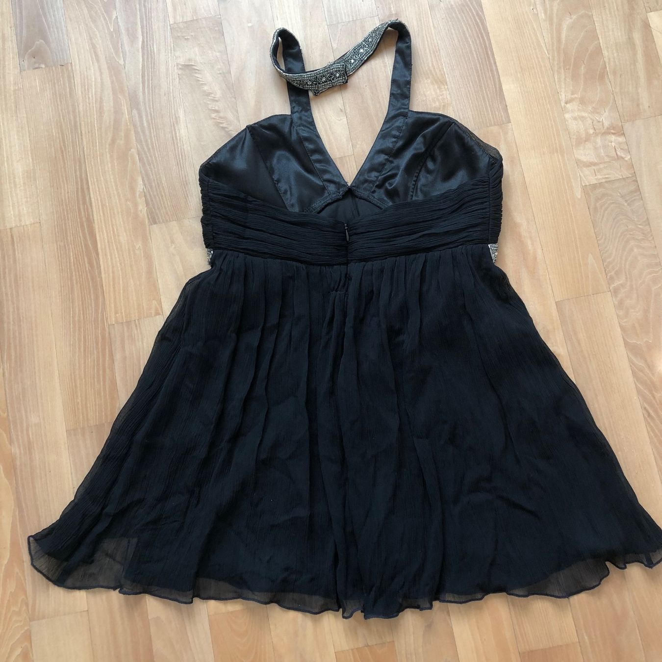 Tops: Glitzerndes Abend-Oberteil, schwarz mit Strasssteine – Gebraucht aus Zollikon von Moira55 3