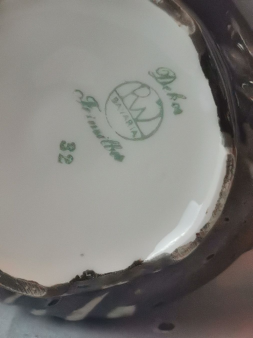 Set di piatti: 2 tlg. versilbertes Kaffee-Set Wächtersbach, Bavaria – Usato da Bülach venduto da wynja 5