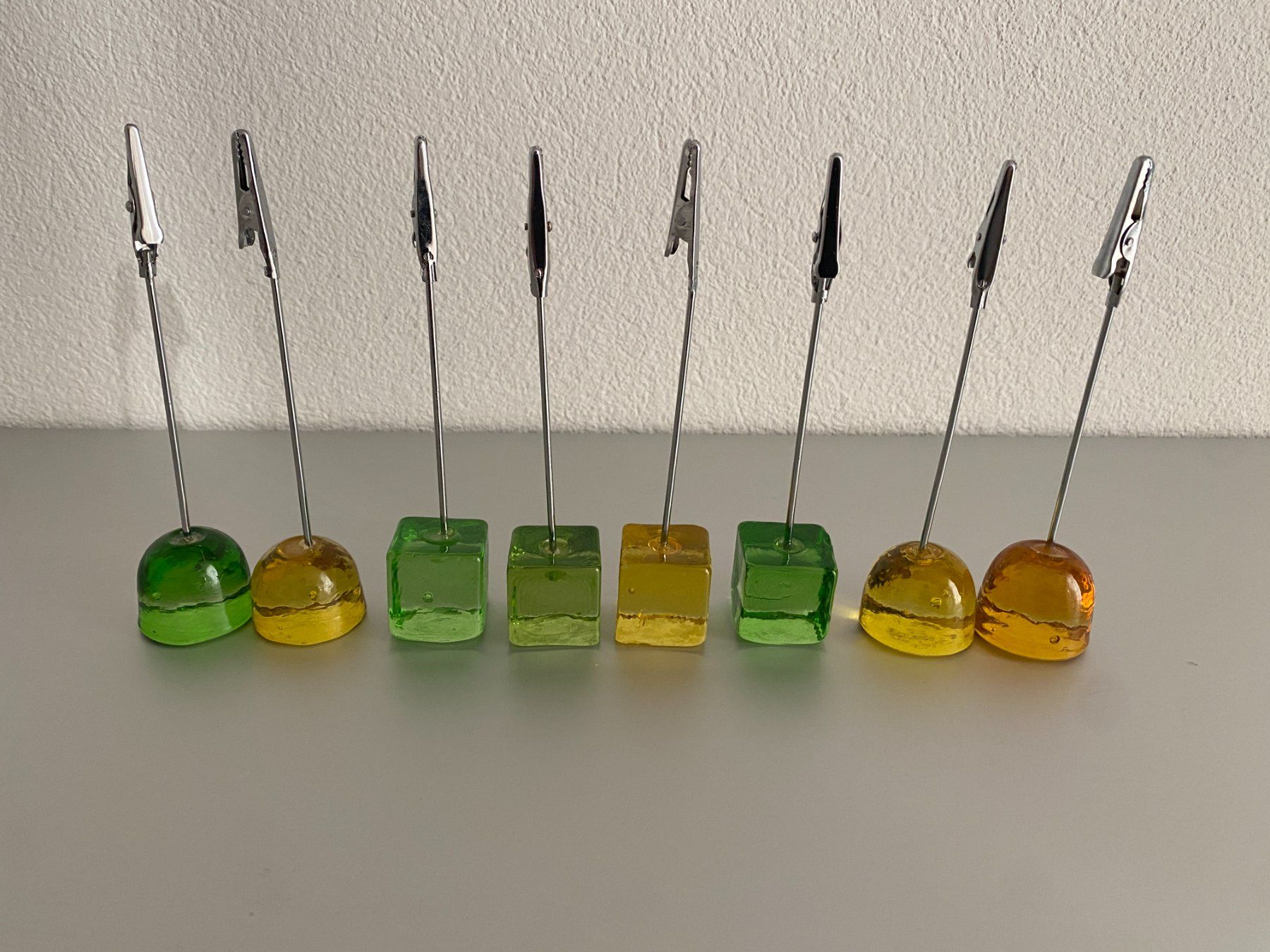 Tutte le decorazioni: Fotohalter aus Glas - 7 Stück – Usato da Unterterzen venduto da Regenbogen88 1
