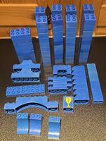 blaue Duplo Lego Steine