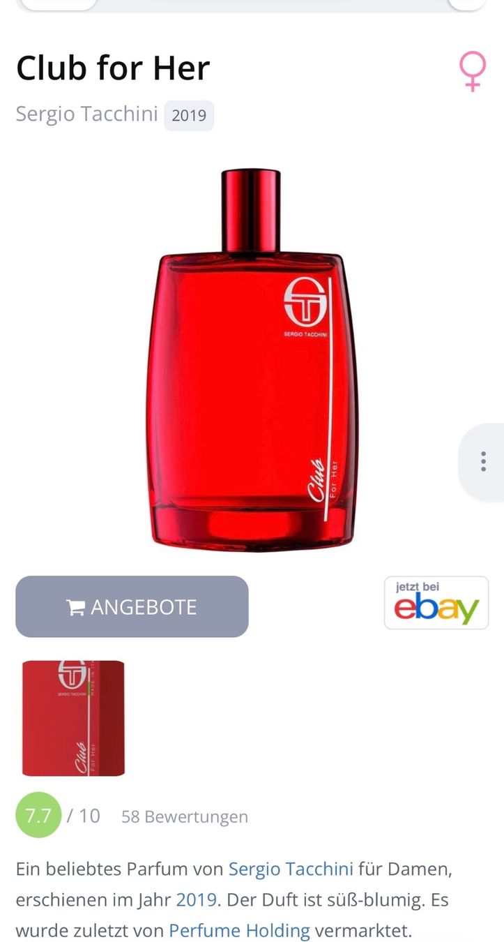 Profumi & Eau de Toilette: Sergio Tacchini Club for Her EDP 2ml.(Armani Code Cashmere) – Usato da Zürich venduto da deruja 3