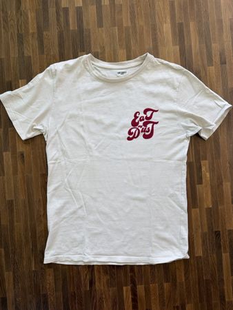 EAT DUST / Signet T-Shirt cream / M