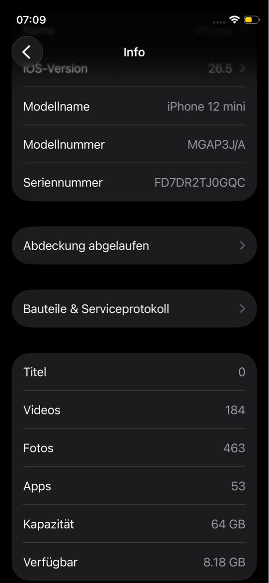 Apple Handys / Smartphones: Iphone 12 Mini, Blau – Gebraucht aus effretikon von trka01 5