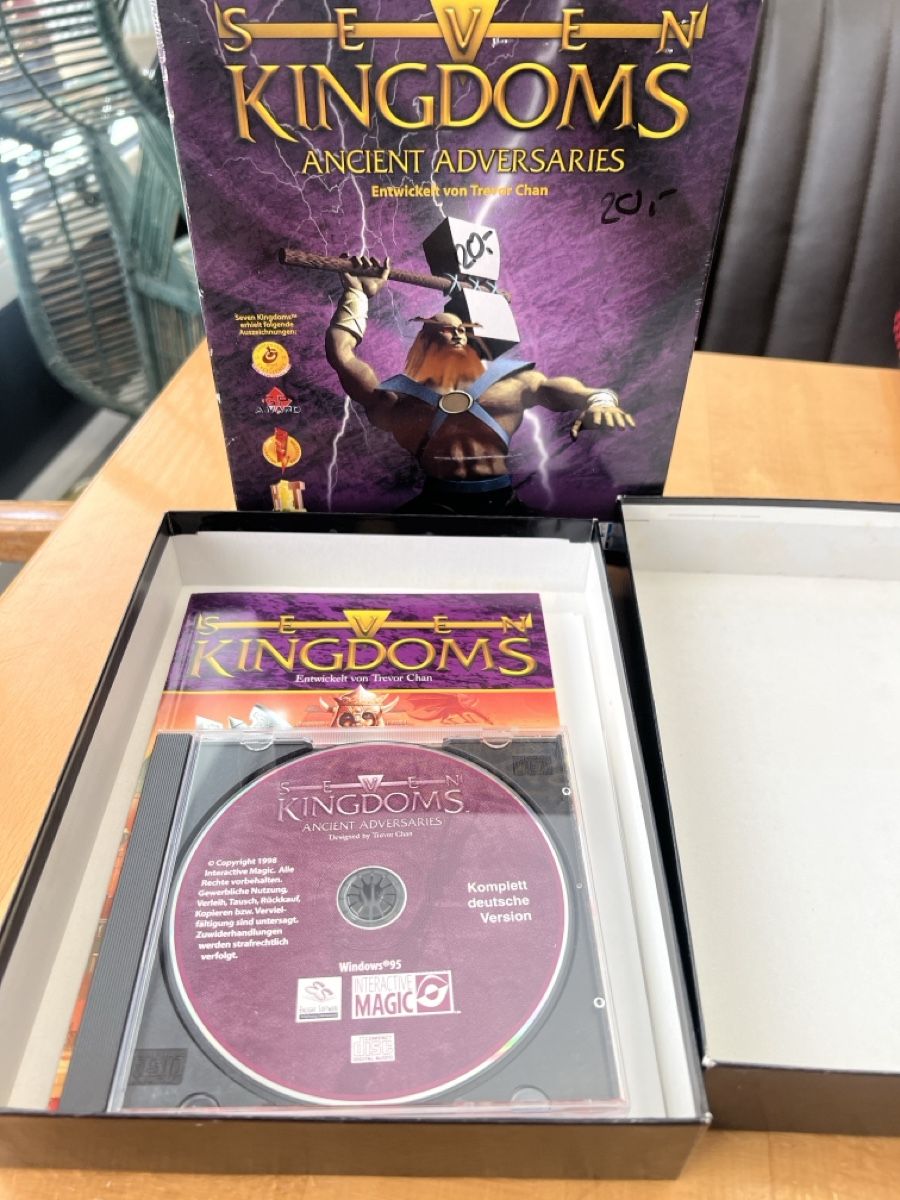 Giochi: Seven Kingdoms Ancient Adversaries Spiel CD-ROM Deutsch – Usato da Rorschach venduto da TrendyDeals 2