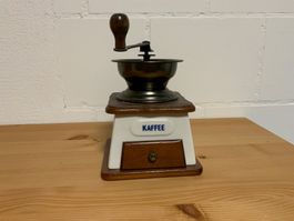 Vintage Kaffeemühle Handmühle Keramik Holz Nostalgie ☕️ (54)