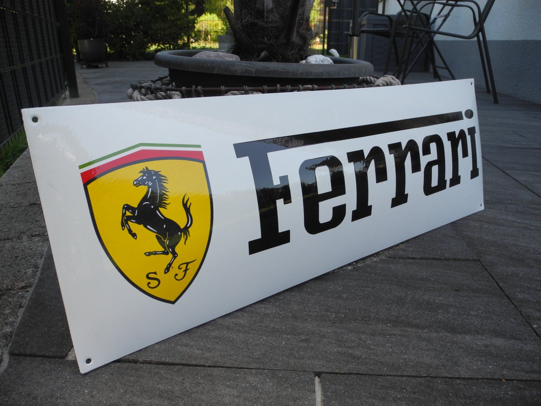 Ferrari Schilder: XXL FERRARI EMAILSCHILD – Neu (gemäss Beschreibung) aus Reinach AG von Huckleberrysix 4