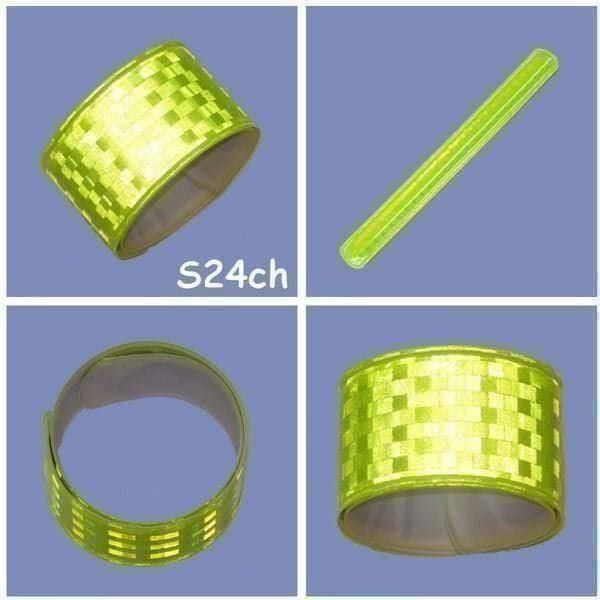 Sonstiges zum Basteln & Handarbeiten: Reflektor-Schnappband in Neon Gelb – Neu und originalverpackt aus Embrach von S24ch