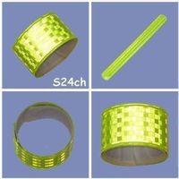 Reflektor-Schnappband in Neon Gelb