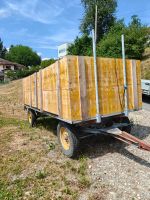 Brückenwagen, Holzwagen, 4 Rad Wagen, Anhänger