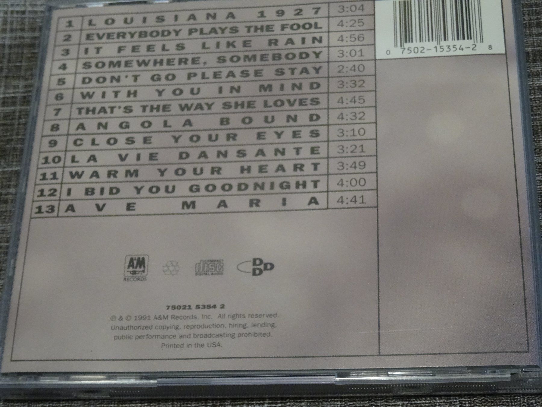 CD: Aaron Neville - Warm your Heart CD – Usato da Olten venduto da Disc-Ausverkauf 1